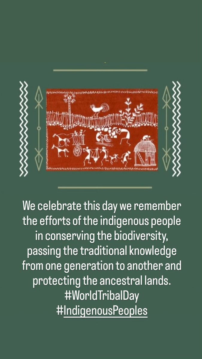 m_bhoya's tweet photo. #Tribal_Owner_Of_India 
#IndigenousPeoplesDay 
#WorldTribalDay 
#WeAreIndigenous 
#विश्वआदिवासीदिवस 
🏹🏹🏹🏹🏹 https://t.co/tv91wRgn1n