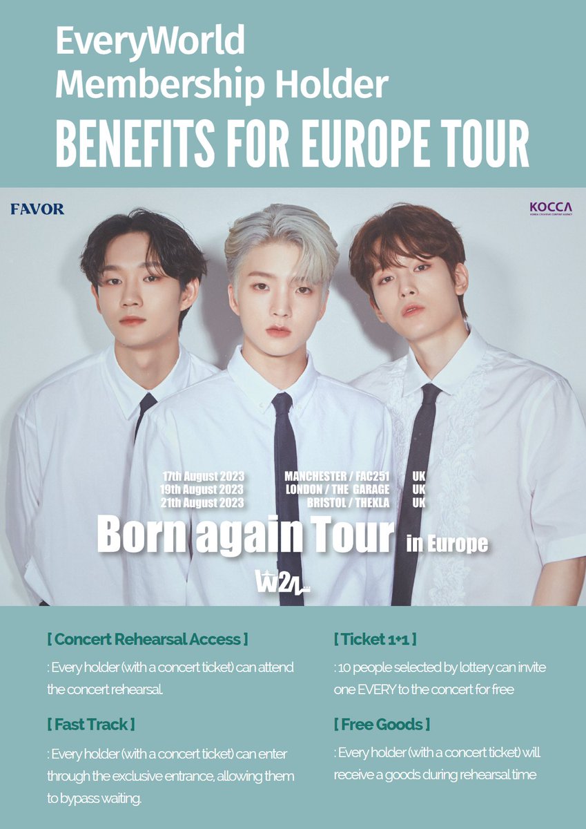 Band_W24hours's tweet photo. [W24] EveryWorld Membership Holder BENEFITS FOR EUROPE TOUR https://t.co/KkJskS6bwJ