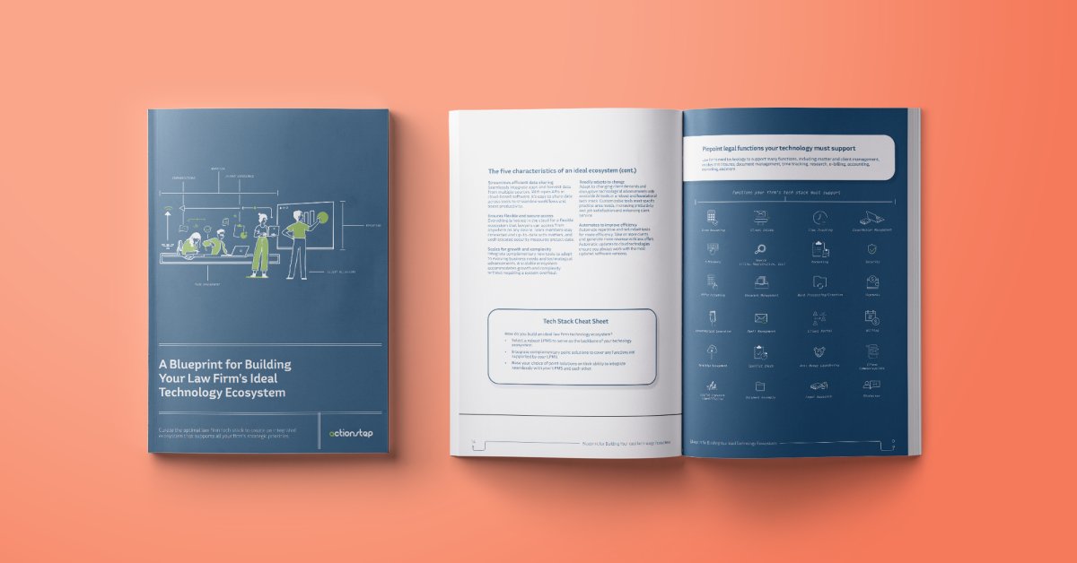 LawyersWeekly's tweet image. Build your ideal law firm tech ecosystem with @Actionstep&apos;s blueprint:

✅ Tailored steps for your firm&apos;s needs

✅ Seamless data flow for growth

✅ Avoid disjointed tech hindrance

Discover more ow.ly/EQzB50PtFF3

#LawFirmTech #TechEcosystem #LegalTech