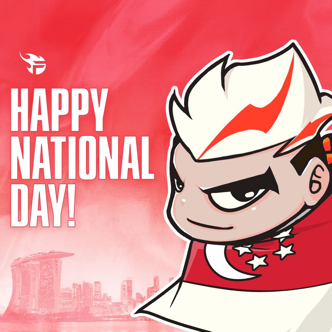 We wish Singapore a Happy 58th Birthday! 🥳

#TeamFlash 
#MakingGamersHeroes