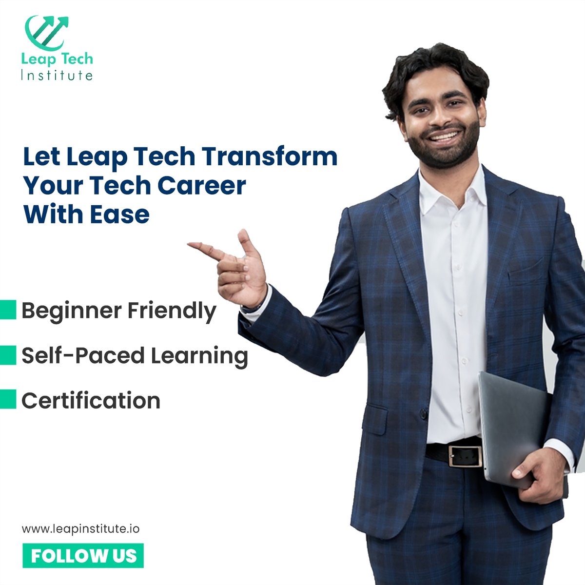 _LeapInstitute's tweet photo. Look no further! 🚀📷Leap Tech is here to guide you on your tech journey.  Join us, and let's make your transition into tech a seamless and successful one! 📷📷 For details visit: https://t.co/zeOKtxsPW0 
#ProductManagement #DigitalMarketing #TechEducation #LeapTech https://t.co/vBUjrNPXbV