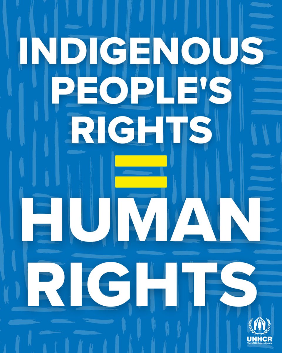 Indigenous people are often among the most marginalised.

As violence and persecution persists, we will continue to ensure that the rights of displaced and stateless indigenous people are upheld without discrimination.

On this #IndigenousDay, let’s show our solidarity.