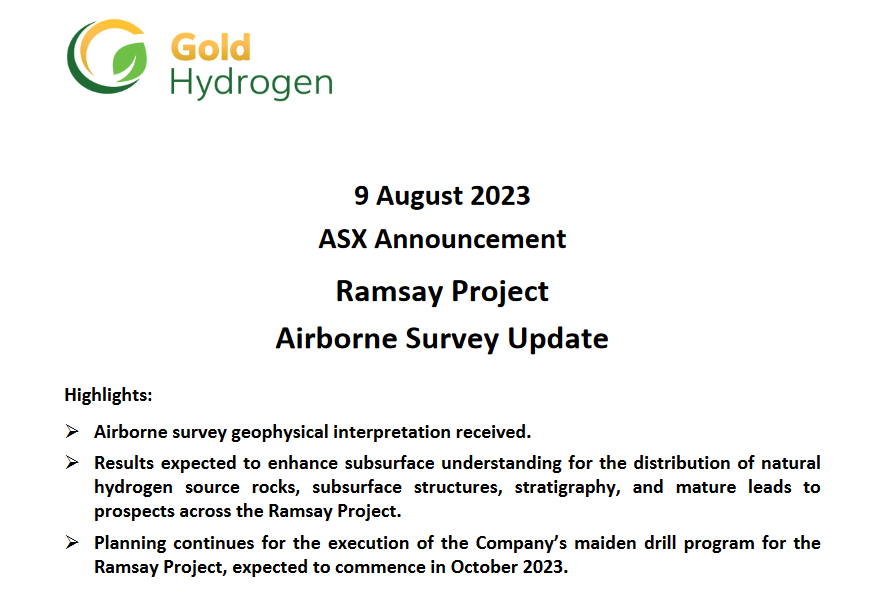 Gold Hydrogen Ltd tweet media