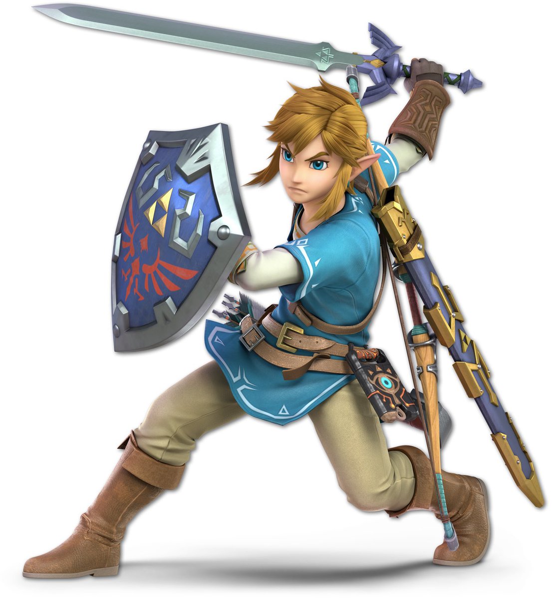 Posting Link’s smash ultimate renders everyday tweet media
