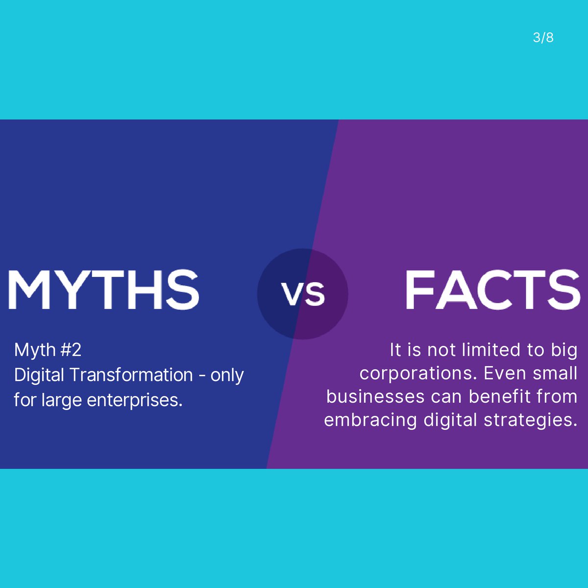 HeptagonTech's tweet image. #DigitalTransformation #TechMythBusted #DX #MythsandFacts #Heptagon #DigitalTransformationPartner