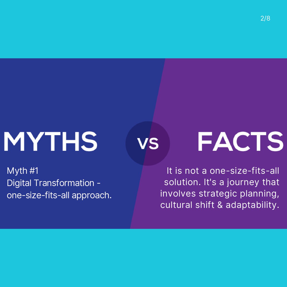 HeptagonTech's tweet image. #DigitalTransformation #TechMythBusted #DX #MythsandFacts #Heptagon #DigitalTransformationPartner