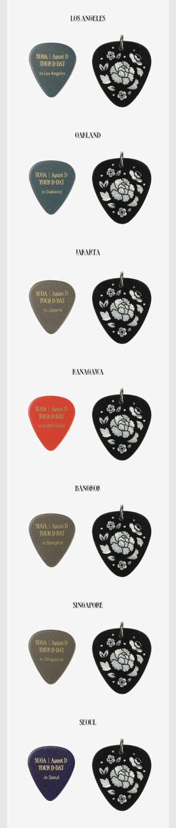 DalkomAmity's tweet photo. AGUST D - GUITAR PICK SET

PHP 750 each

DOP: DP of 100 to secure, remaining balance on August 30.

Pm us to order! 💖 https://t.co/EhfmNDxoaY