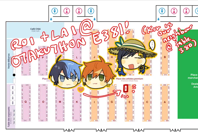  and i will be tabling at otakuthon this weekend, come stop by E381 :3 ( is also right beside us)