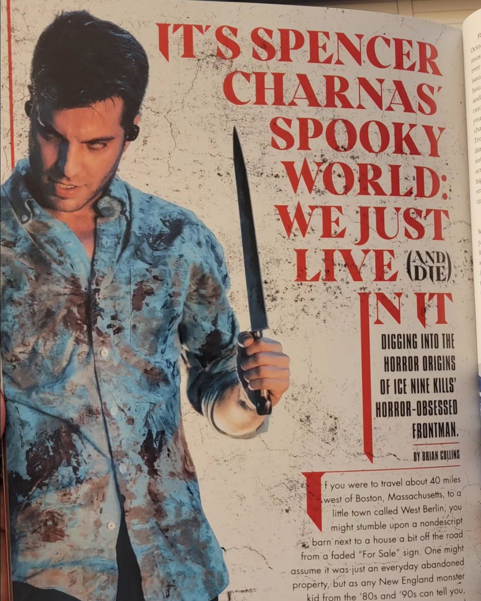 Our Spooktacular! friend <a href="/spencerink/">Spencer Charnas</a> is featured in the latest edition of FANGORIA magazine speaking about the Spooktacular! film!

Check it out now!

#SpooktacularMovie #SpencerCharnas #Fangoria #IceNineKills #SilverScream