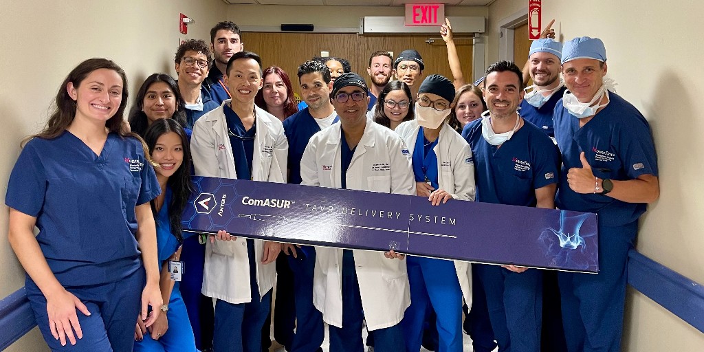 #AnterisTech announces first patients successfully treated in #DurAVR THV US Early Feasibility Study <a href="/azeemlatib/">Azeem Latib</a> performed the cases at <a href="/MontefioreNYC/">Montefiore Health System</a>  

$AVR #TAVR #TAVI #Innovation  #CardioTwitter #cardiology #heart #doctor #cardiac

Full Details: links.anteristech.com/3Ym60G7