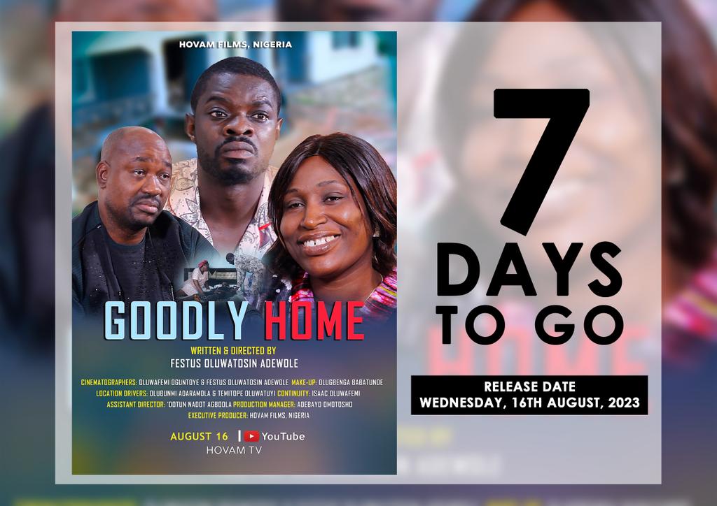 FESTUSADEWOLE's tweet photo. COUNTDOWN BEGINS! HOVAM FILMS is coming big this time.
Anticipate!
#GOODLYHOME #HOVAMTV #HOVAMFILMS #HOVAM #GOSPELMOVIES https://t.co/mEFwhtIw1p