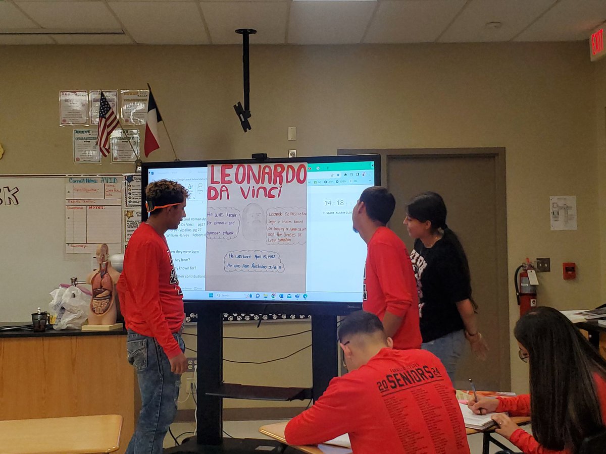 RealyvasquezAl's tweet photo. Part 1: seniors teaching the history of anatomy to their peers one scientist at a time
#peerteach #tisdproud #anatomy #history https://t.co/wWdVtTwz3r
