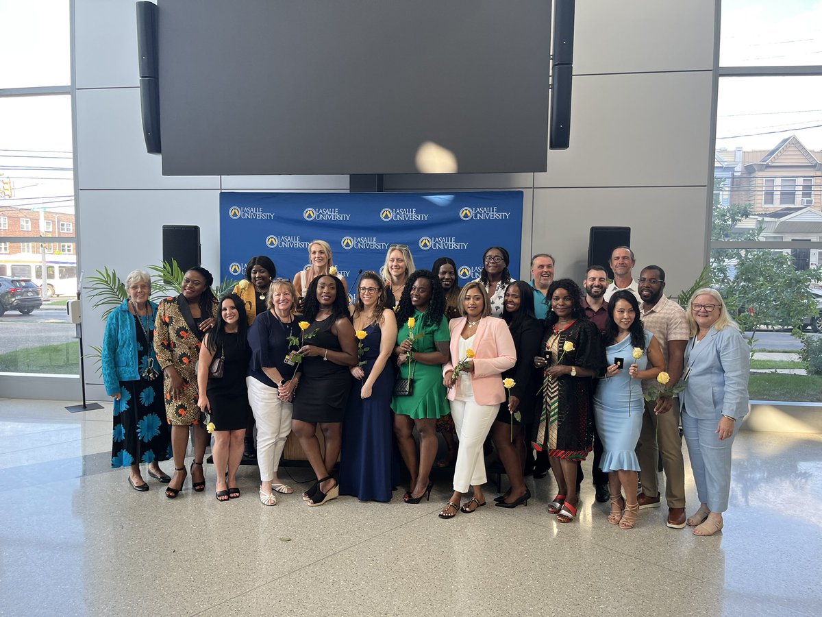 A great evening celebrating our graduating <a href="/LaSalleUniv/">La Salle University</a> Nurse Practitioner and DNP students! Thanks
to all of you for choosing La Salle for your nursing education!