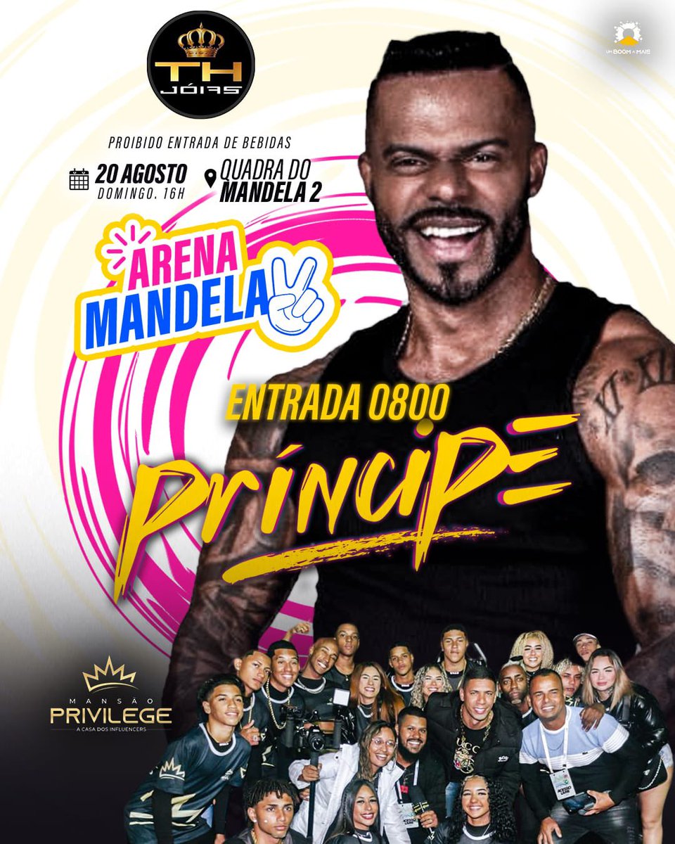 DIA 20 DE AGOSTO SUPER CONFIRMADO CANTOR PRINCIPE &amp; MANSÃO PRIVILEGE NA QUADRA DO MANDELA 2 ✅🇿🇦