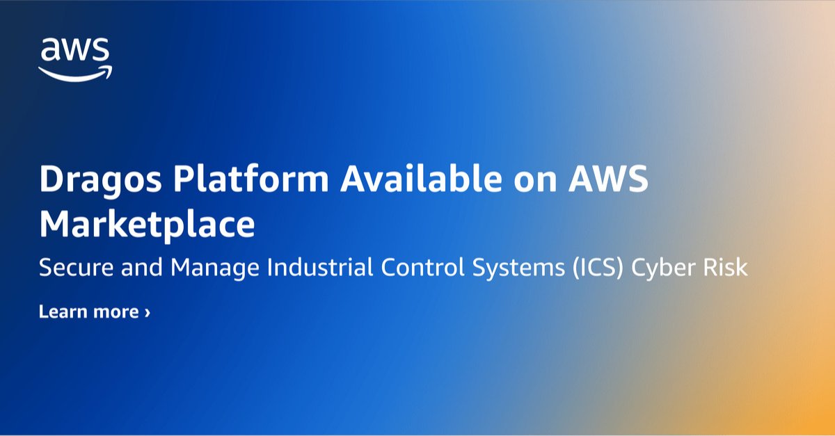 pjferri's tweet photo. With Dragos and AWS, industrial organizations can more confidently address the cybersecurity challenges inherent in the digital transformation of their OT environments. Learn more: https://t.co/ieRr4LdcdX https://t.co/WHoKWiLjoi