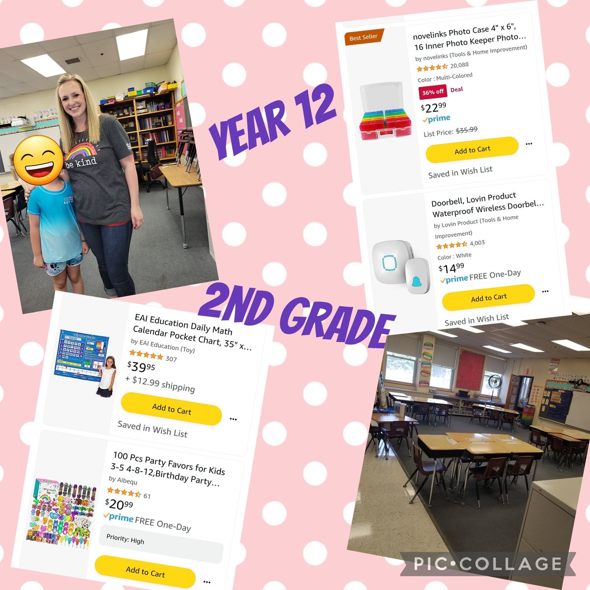 @Rebekah29D Stuck at 1️⃣8️⃣ items! Please help! 

📚year 12
🍎second grade
📌MA

Doing my best to make sure learning is fun and we have an awesome new year! 
amazon.com/hz/wishlist/ls…