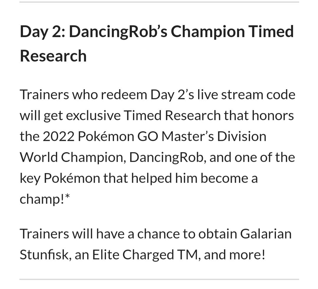 Get codes for exclusive Timed Research during the 2023 Pokémon GO