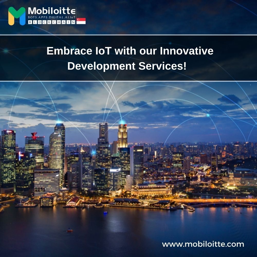 Proud leaders in Singapore's IoT services, we help businesses drive digital transformation. Explore IoT's potential with us. Start your innovation journey today!

bit.ly/2nhXxa3

#IoTDevelopment #SingaporeTech #DigitalTransformation #SingaporeInnovation #Mobiloitte