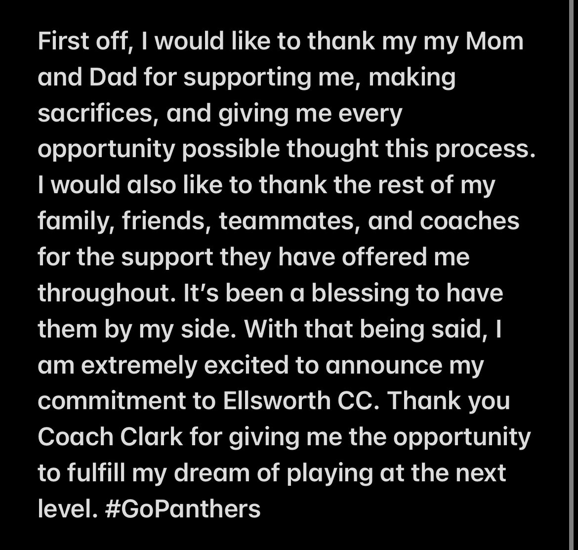 Blessings on Blessings. #GoPanthers