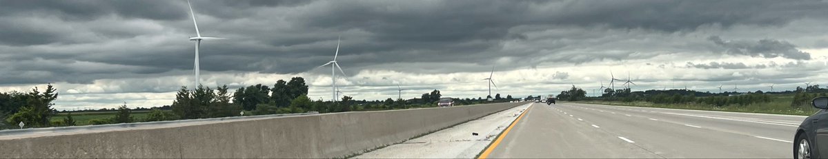 Love this. Related, driving thru Ontario, impressed by the thousands of wind turbines. Their follow-thru is impressive too.