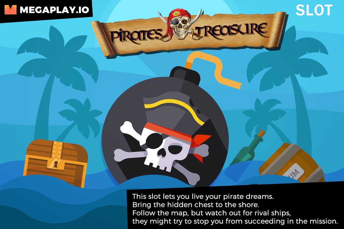 🏴‍☠️Pirates Treasure slot lets you live your pirate dreams 🏴‍☠️.
Follow the map🗺️, but watch out for rival ships 🚢,
they might try to stop you from succeeding in the mission.

🐯 Play Now: megaplay.io/original-slots…

#Games #Slot #PlayNow
#Cryptocurrency #Bitcoin #Dogecoin #Ethereum