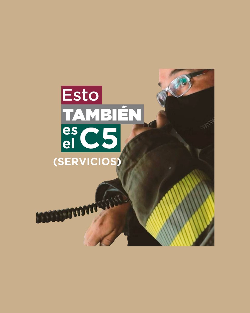 C5_CDMX's tweet photo. 🎥👀 No te pierdas cada martes nuestra selección especial de videos mostrando servicios canalizados por el C5

Esto también es el C5 👷‍♀️👷‍♂️🚒🚑

⏯ https://t.co/w1oTUqVN0t

#ServiciosC5
#C5ConConfianza https://t.co/QOEWrbALKY