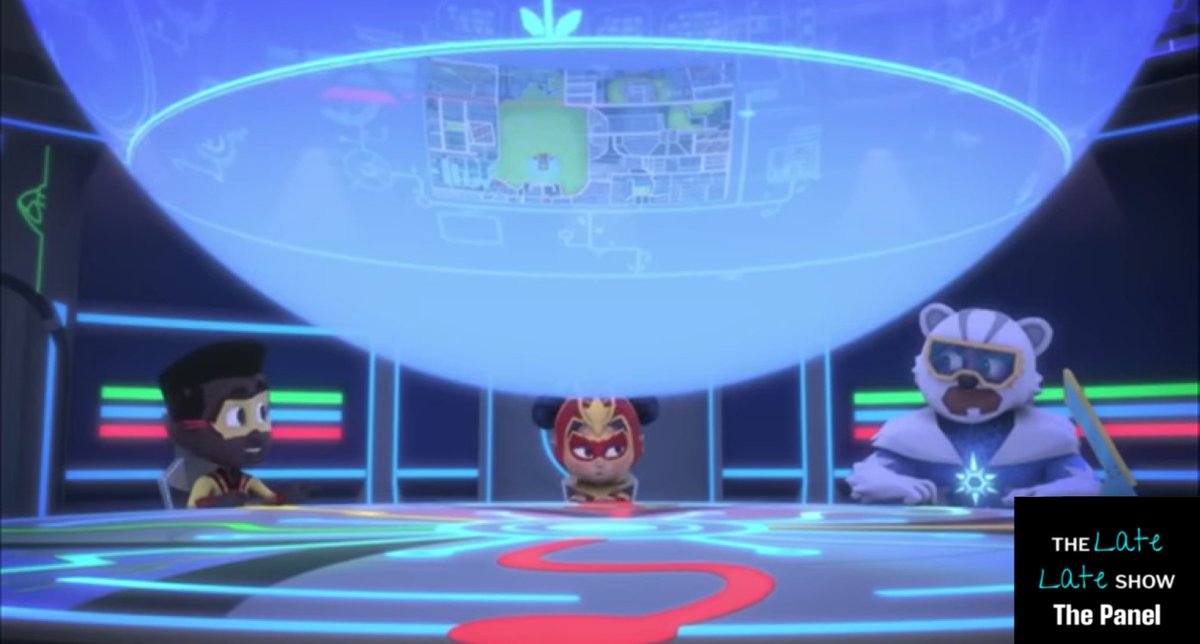 ChanceLewis23's tweet image. An Yu: "More of the show coming up! For now, what's going on in The Panel?"
Newton: "Well, we've got Donnie later on in the show."
Ice: "That's right! He'll be doing his own sketch."
#LateLateGekko #ThePanel