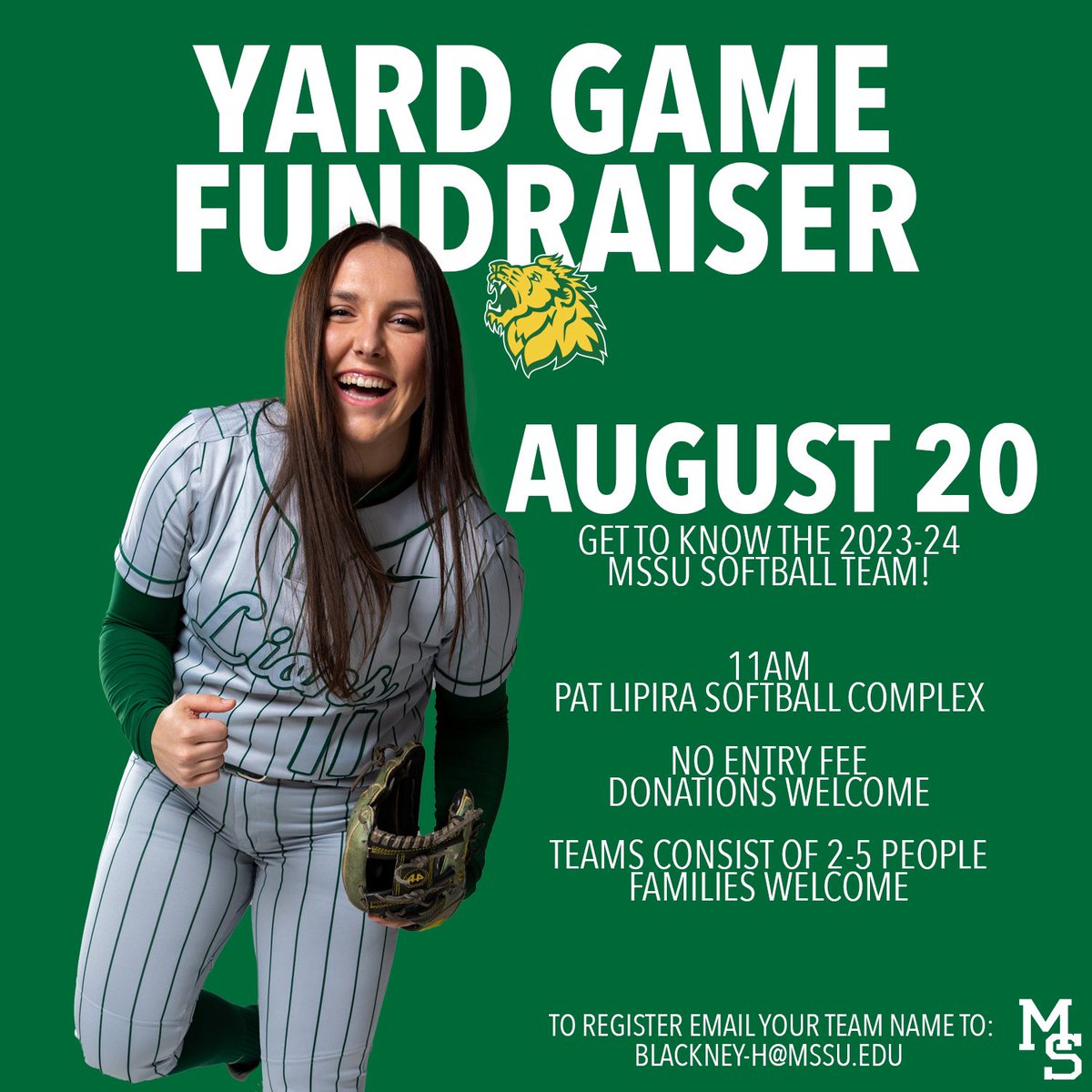 🚨🚨🚨🚨🚨🚨🚨🚨🚨🚨🚨🚨🚨

Get to know your 23-24 Softball Team! 

No entry fee; donations welcome! 

Raffles for signed softballs, helmet, etc! 

Come have fun with us! 

🦁🥎🦁🥎🦁🥎🦁🥎🦁🥎🦁🥎🦁