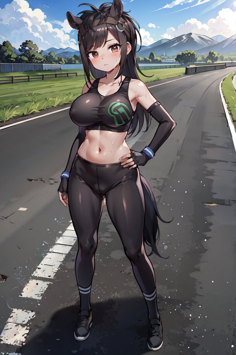 AI描きプログラムでサラブレッドあおかげを作ってみました🐎☀️

#けものフレンズ 
#AIイラスト #AIart 