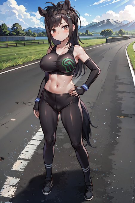 AI描きプログラムでサラブレッドあおかげを作ってみました🐎☀️

#けものフレンズ 
#AIイラスト #AIart 