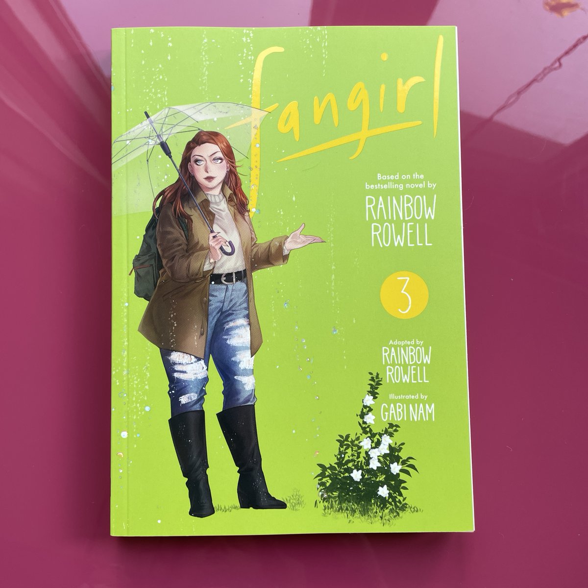 In stores today -- FANGIRL THE MANGA, VOL. 3! From @gabinam0120, @VIZMedia and me 💛 Order a signed and personalized copy from my local indie, @BookwormOmaha here -- bookwormomaha.com/rainbow-rowell