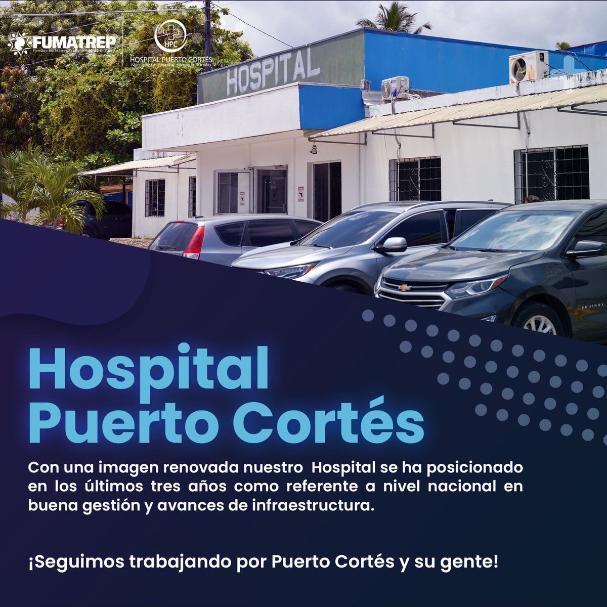 CortesHospital's tweet photo. El último informe entregado por las autoridades del #HPC y @fumatrep a la @saludgobhn, gobierno local y fuerzas vivas de Puerto Cortés indican que las capacidades del hospital se han fortalecido en los ultimos tres años, beneficiando a los ciudadanos con servicios de calidad. https://t.co/6R9IDfzbCw