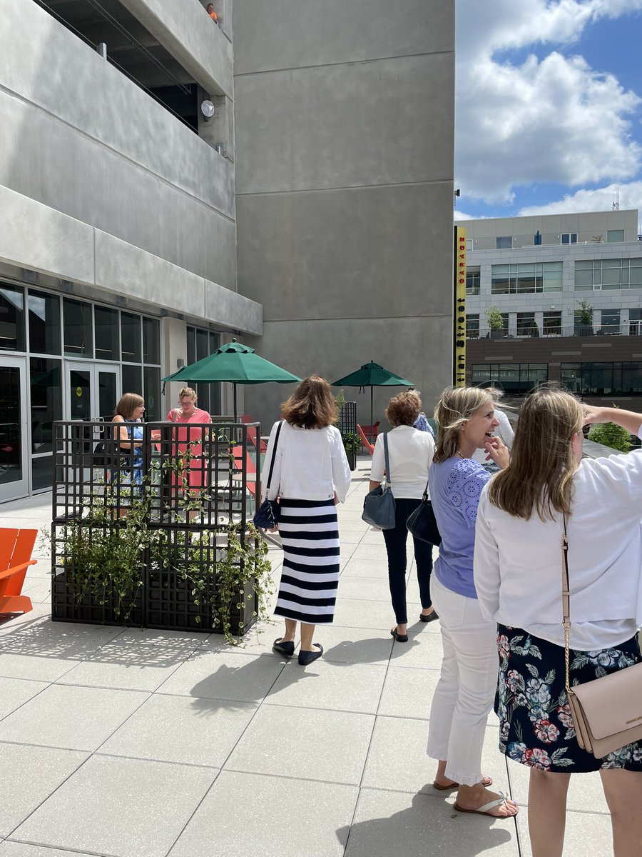 BenderLibrarian's tweet photo. The CV librarians current and retired went to the newly built Lancaster Public Library for a tour. I was impressed! Reminded me of contemporary libraries found in Europe. ❤️📚 https://t.co/kJhxVjbJR4