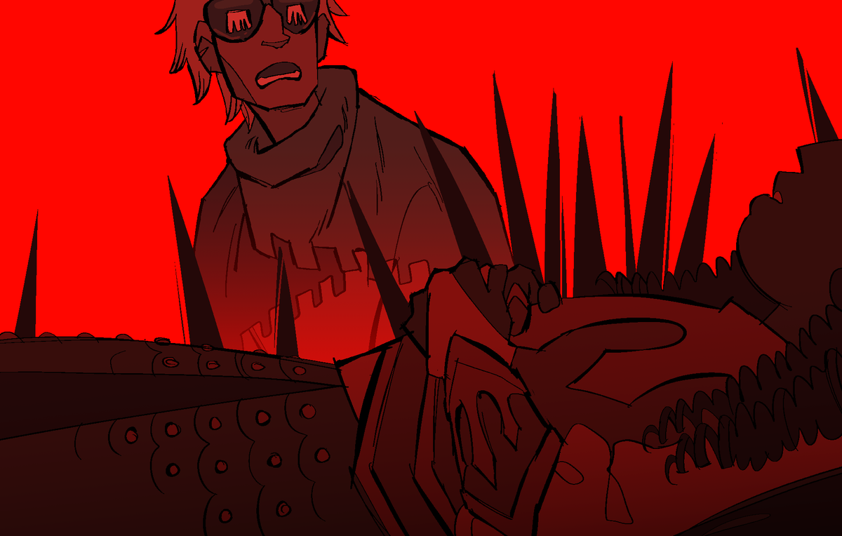 1010lilfoot's tweet photo. (1/2)
I read the Locked Tomb series! Here's fanart for all the scenes that grabbed me by the skeleton
#thelockedtomb #gideontheninth #HarrowTheNinth #nonatheninth 

tw horror, blood, possible spoilers
.
.
. https://t.co/WYoLkiZAR3