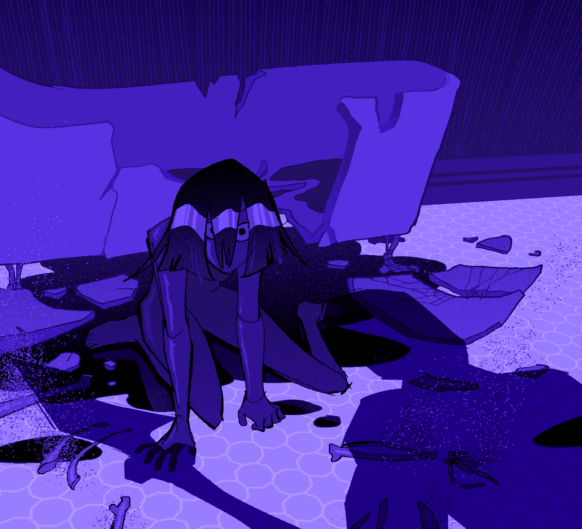 1010lilfoot's tweet photo. (1/2)
I read the Locked Tomb series! Here's fanart for all the scenes that grabbed me by the skeleton
#thelockedtomb #gideontheninth #HarrowTheNinth #nonatheninth 

tw horror, blood, possible spoilers
.
.
. https://t.co/WYoLkiZAR3
