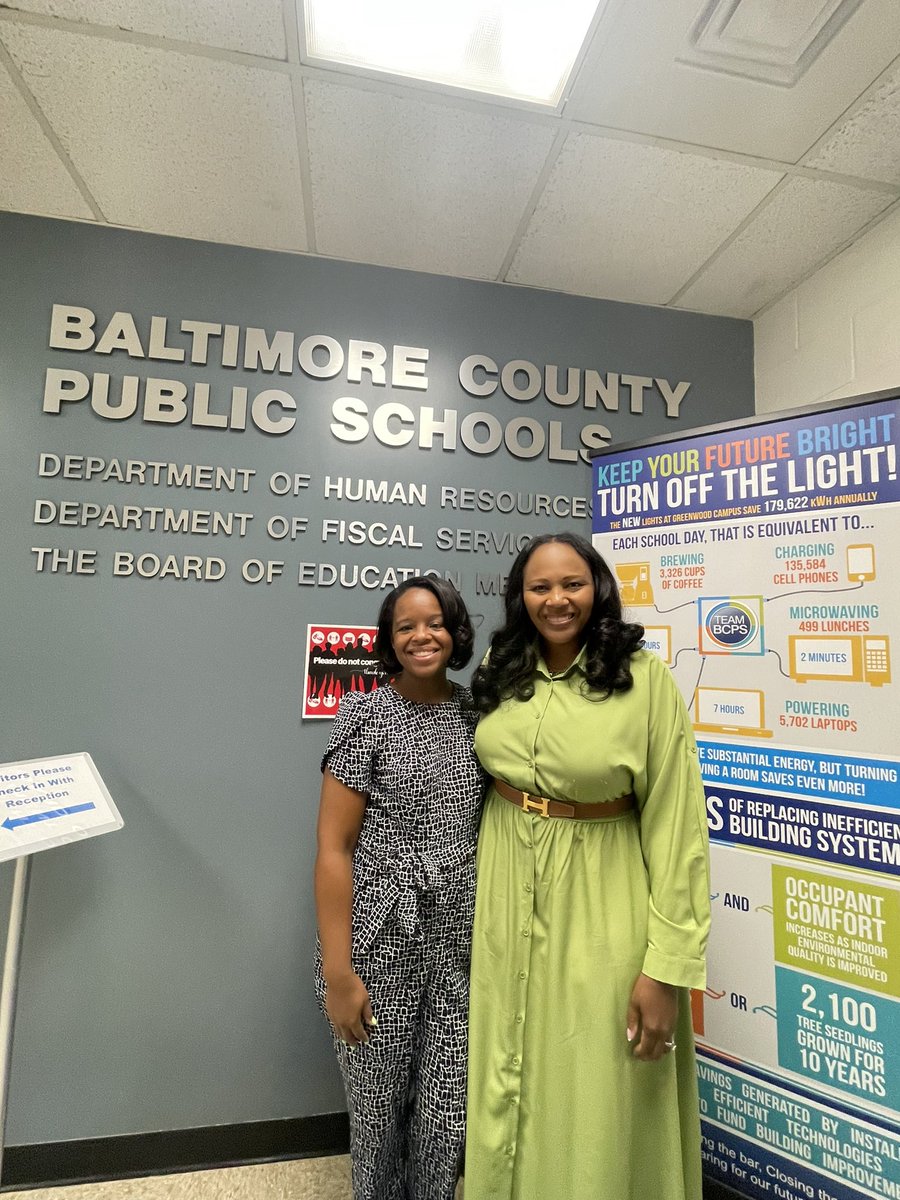 Congratulations to Ms. Ciara Conyers the newly appointed assistant principal of Chadwick Elementary School. @MrsConyersAP @katemillerbcps