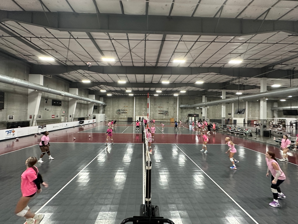 Day 2 of Maple Grove Crimson Volleyball Captains' Practice and there are Crimson Athletes EVERYWHERE!  

#crimson_vb #CrimsonProud #ItAllBeginsHere