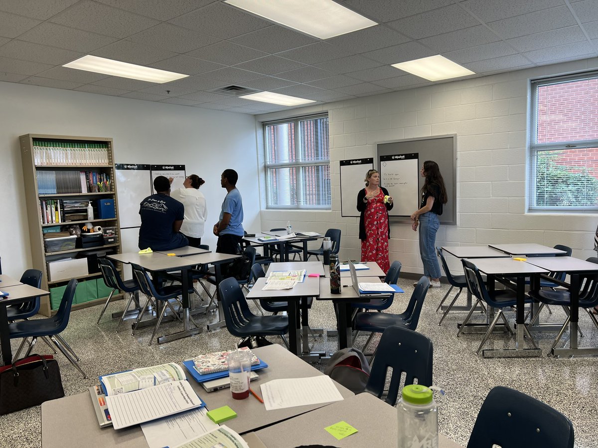 MsSwannerKHS's tweet photo. Had a great time presenting at the #VBMath conference today. Thank you to all of the teachers who were willing to participate, collaborate, and learn with each other! #BTCVB https://t.co/eHgBBl6yLl