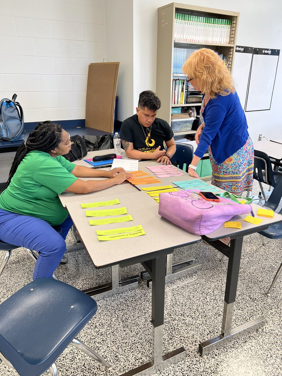 MsSwannerKHS's tweet photo. Had a great time presenting at the #VBMath conference today. Thank you to all of the teachers who were willing to participate, collaborate, and learn with each other! #BTCVB https://t.co/eHgBBl6yLl