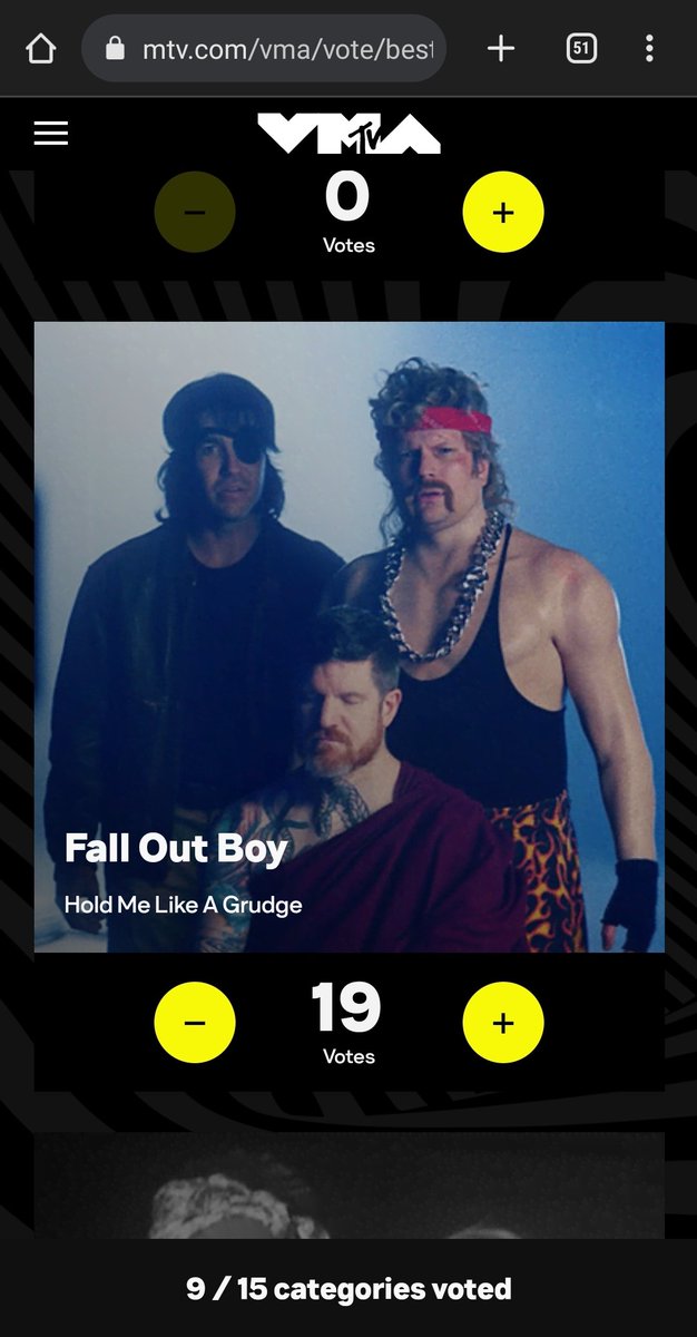 holaa, no m gusta hablar de votaciones pq mi cuenta no es d eso, pero acaban d nominar a los kids en los vma en la categoría de best kpop, pero también nominaron a uno de mis grupos favoritos en best alternative y quería pedirles si podían votar por ambos

mtv.com/vma/vote/best-…