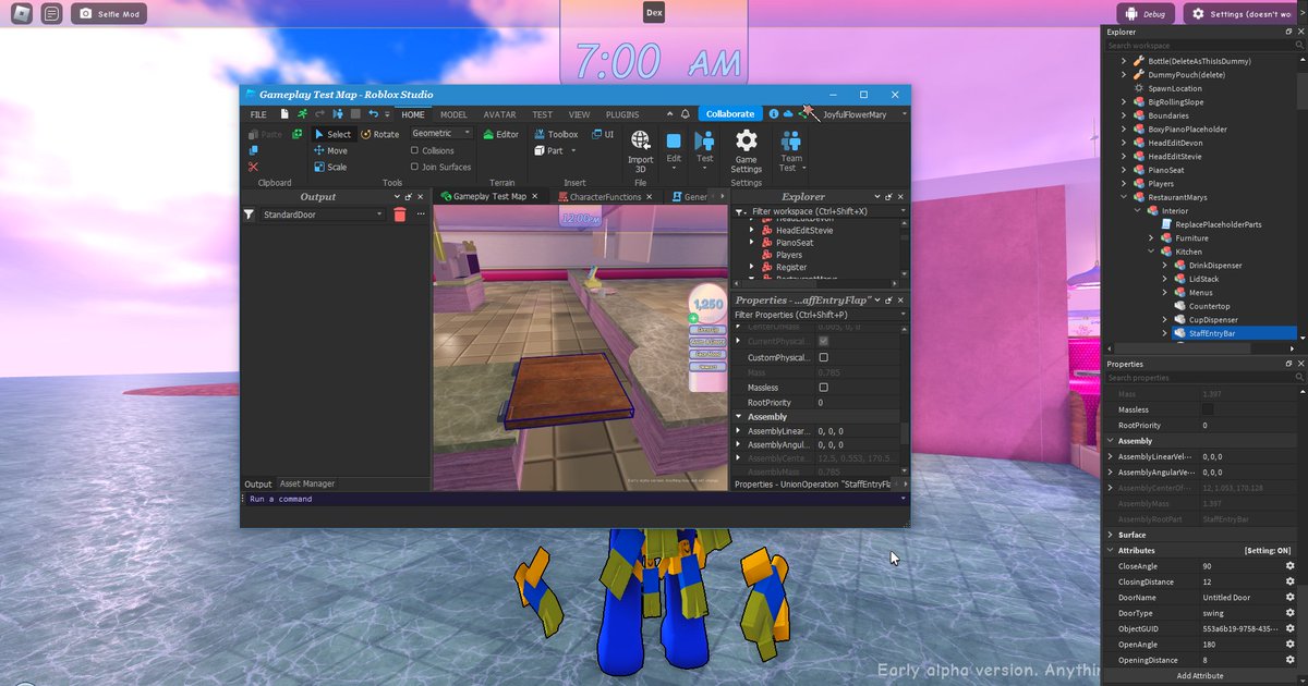 Xane_MMA's tweet image. Sometimes, I use my #Roblox...superpowers for strange things. I could've just downloaded an older version of my place to grab these attributes' values, but why do it the boring, "legit" way when I know the dark arts?
#RobloxExploit