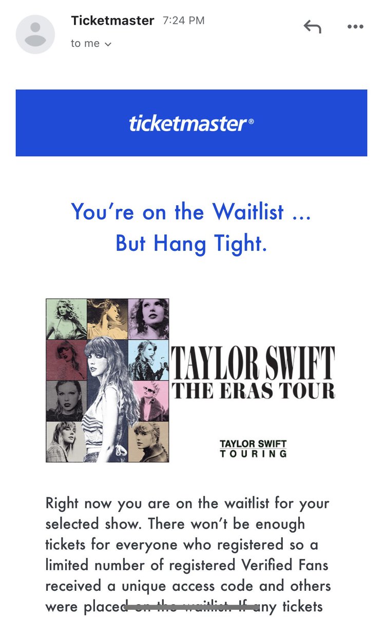 verified fan in spotify terms, but not in ticketmaster terms. right.