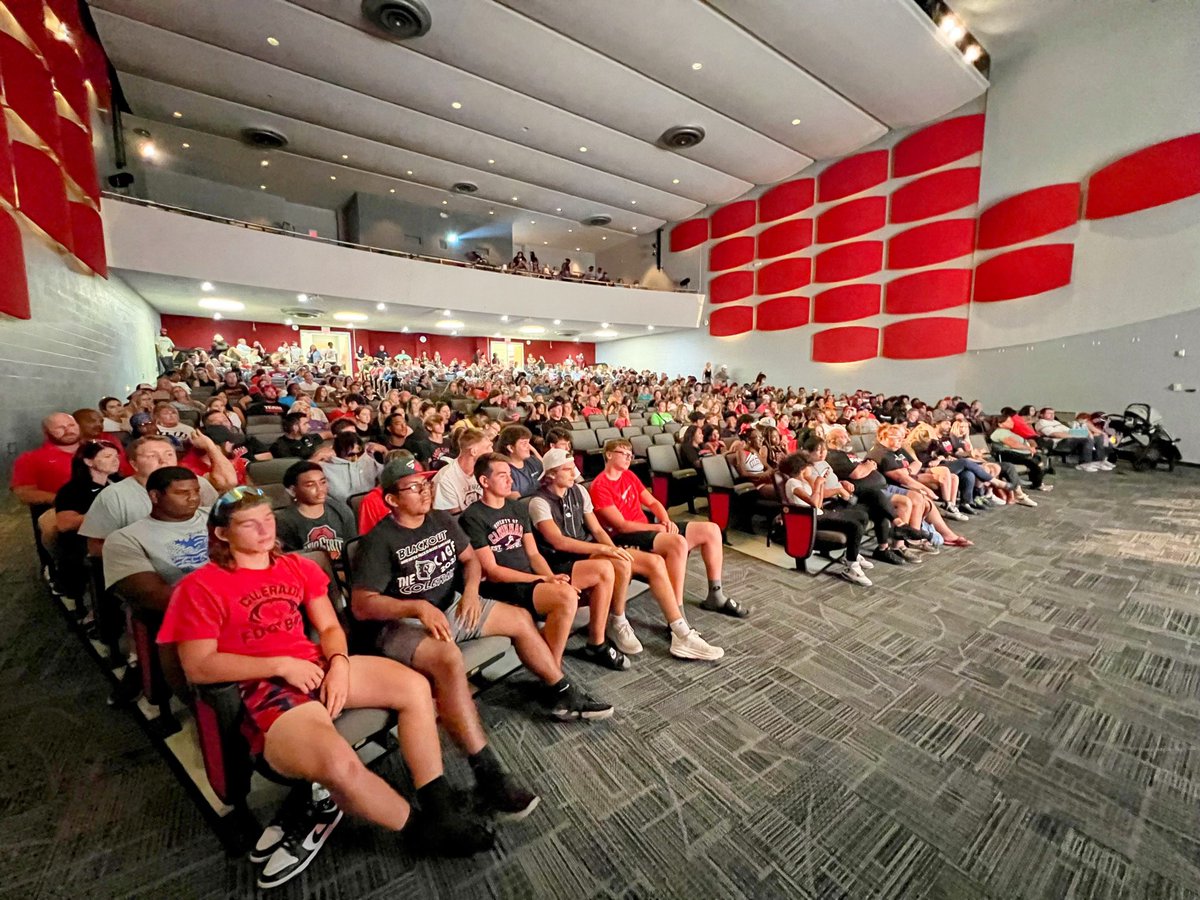 WeAreColerain's tweet photo. What a great night at CHS. We had our fall sports parent meeting and meet the team tonight. We also hosted the century kick off party in the stadium.

#WeAreColerain https://t.co/hL5EgCiBDZ