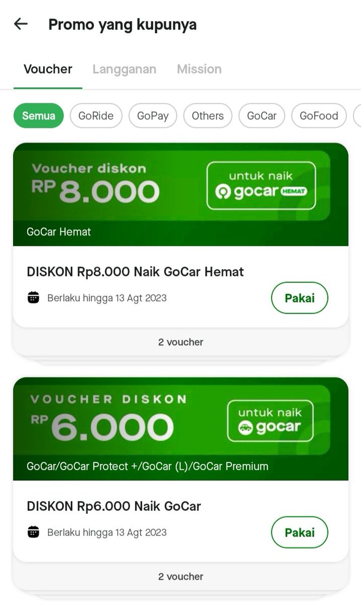 wts voucher gocar, fee 1-2k #zonauang #zonajajan
