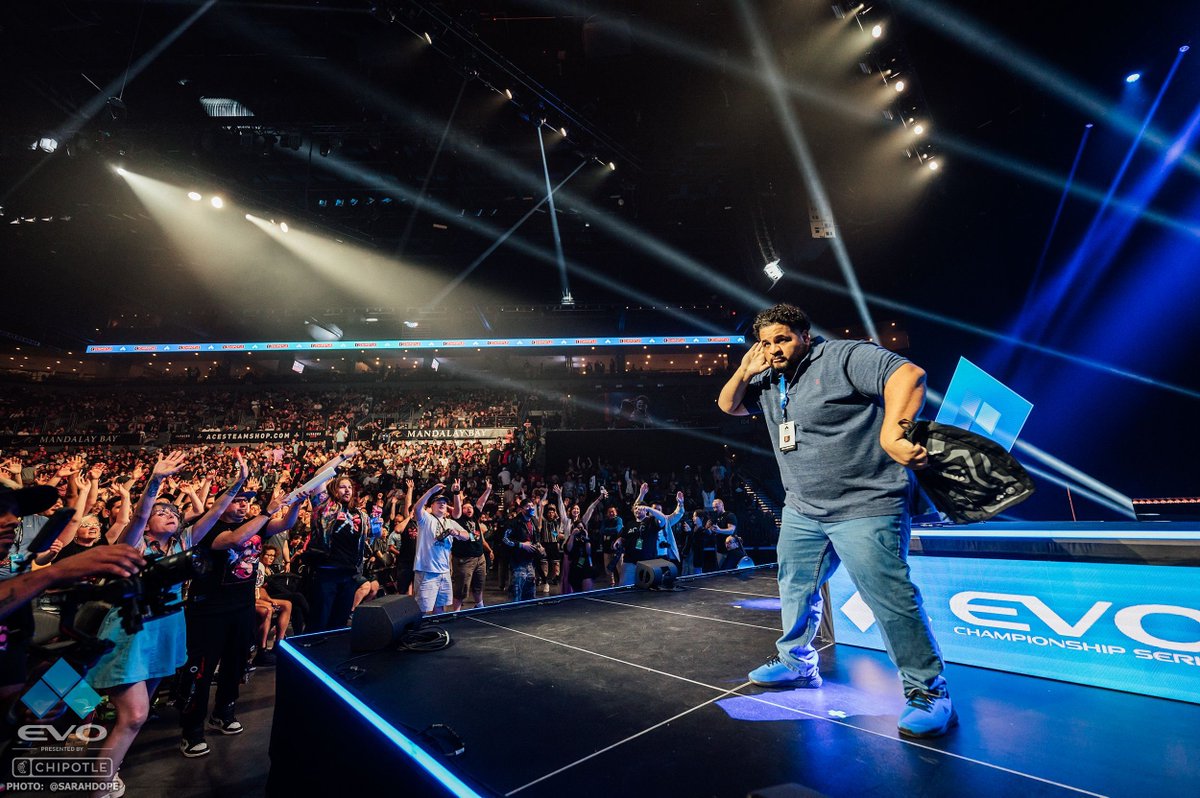 Evo's tweet image. Did you enjoy hearing the music from the Top 6 intros at #Evo2023? Want to hear who worked on these tracks and what their inspirations were? 

Check out this thread for some fun facts and information.