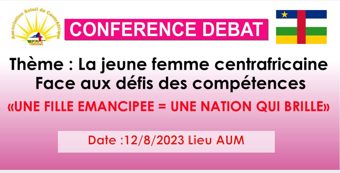 Venez célébrer la Journée internationale de la Jeunesse le 12 août 2023 et découvrez le courage et la détermination de la jeune femme centrafricaine face aux défis des compétences !