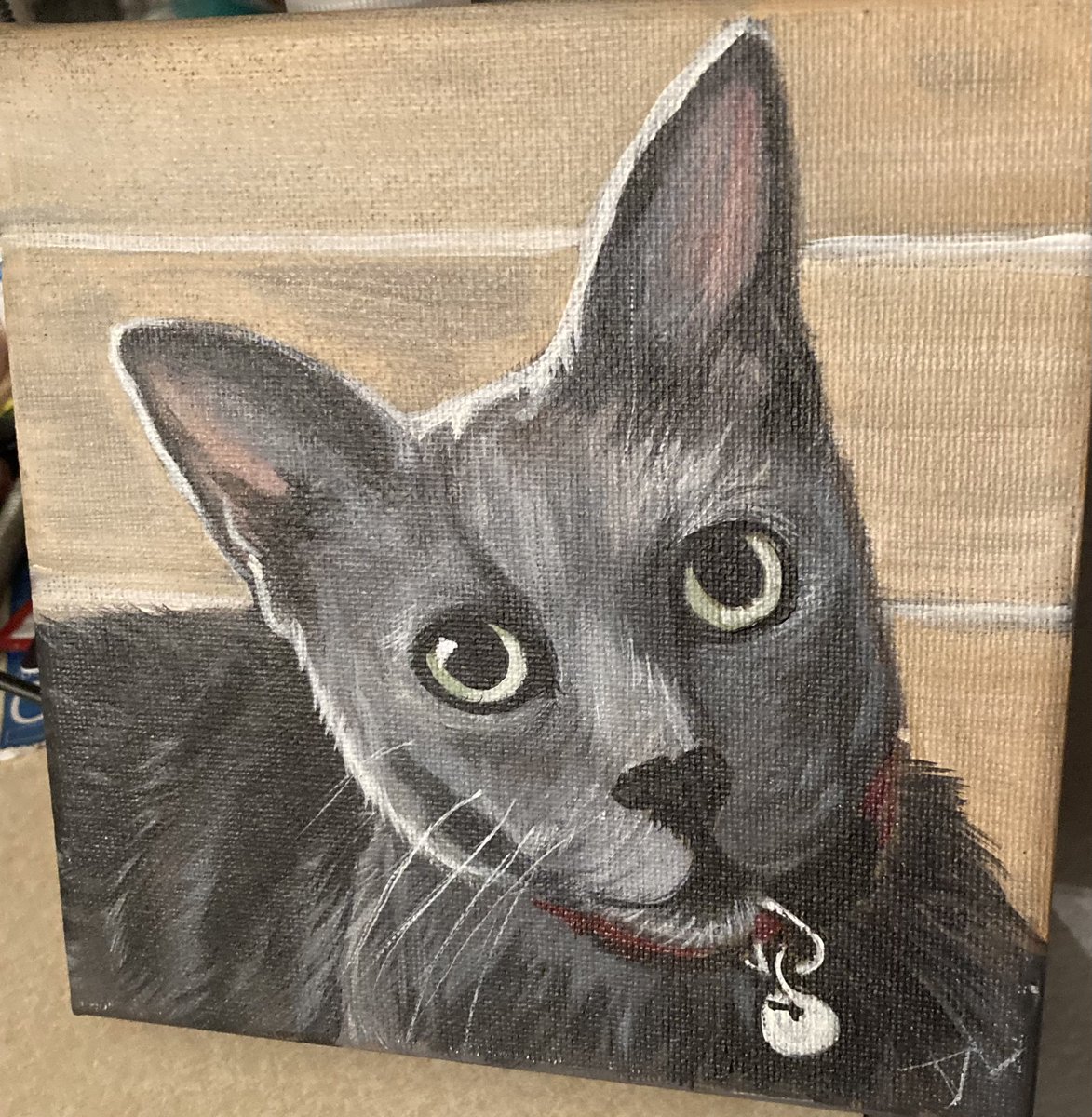 MahoutMkt's tweet photo. Happy #InternationalCatDay from Cleo. Thanks to @Chewy for capturing her likeness. (The Queen of the Universe approves.) https://t.co/v1fJRGl2bU