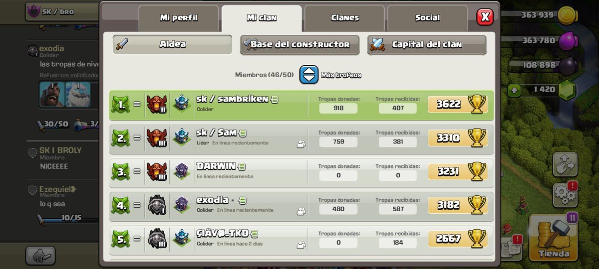 Presentamos oficialmente Clan de Clash of Clans en nuestra Comunidad ( de la mano de nuestro Ceo Sambriken ) . 🙌🖤