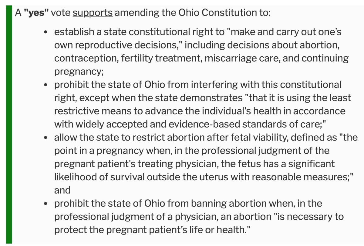 Congratulations, Ohio! You voted to preserve your democracy. But remember that tonight's election was only PART 1. PART 2 will come in November, when you can enshrine abortion rights into the State Constitution. You voted NO today. Now you must vote YES in November.