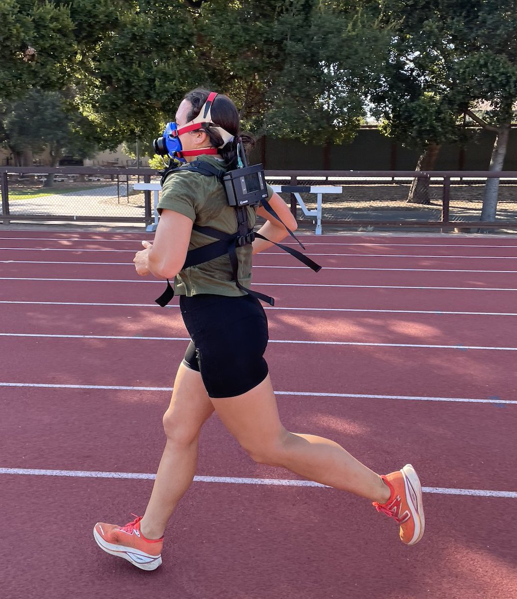 VO2 max measured as 58.4 for Stanford's <a href="/TheEliteStudy/">The ELITE Study</a> Super fun day on the track to contribute to science! Know anyone with an estimated VO2 max >55 ml/kg for ladies or >65 ml/kg for men? Have them take the eligibility survey elite.stanford.edu